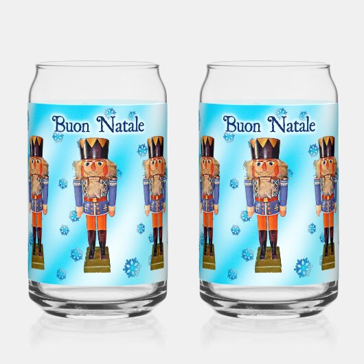 German Nutcracker - Buon Natale Dosenglas (Vorderseite)