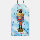 German Nutcracker - Buon Natale Geschenkanhänger (Vorderseite)