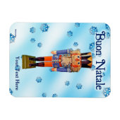 German Nutcracker - Buon Natale Magnet (Horizontal)