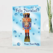 German Nutcracker - Feliz Navidad Karte (Vorderseite)