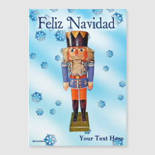 German Nutcracker - Feliz Navidad Magnetkarte