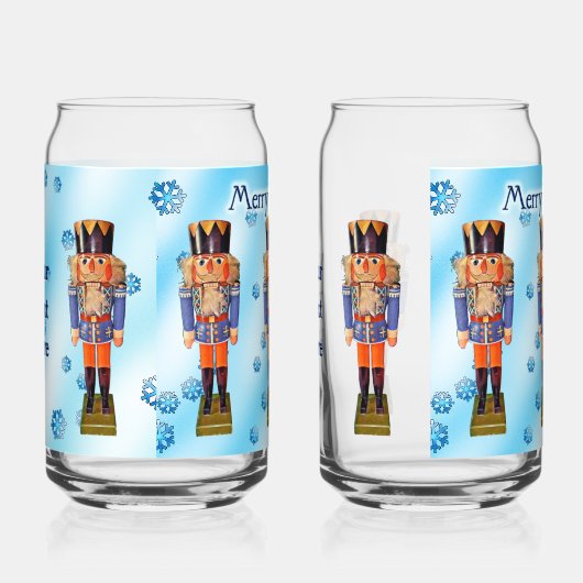 German Nutcracker - Frohe Weihnachten Dosenglas (Rechts)