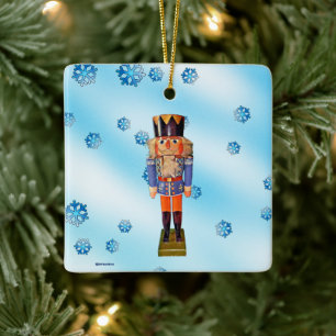 German Nutcracker - Frohe Weihnachten Keramikornament