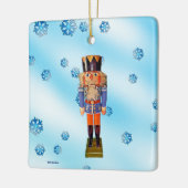 German Nutcracker - Frohe Weihnachten Keramikornament (Links)