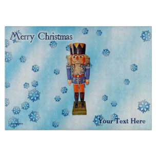 German Nutcracker - Frohe Weihnachten Schneidebrett