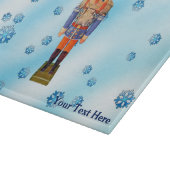 German Nutcracker - Frohe Weihnachten Schneidebrett (Ecke)
