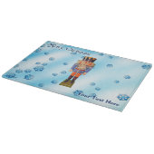 German Nutcracker - Frohe Weihnachten Schneidebrett (Ecke)