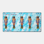 German Nutcracker - Frohe Weihnachten Schreibtischunterlage (Vorderseite)