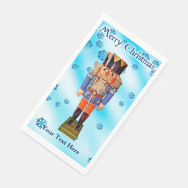 German Nutcracker - Frohe Weihnachten Serviette