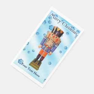 German Nutcracker - Frohe Weihnachten Serviette