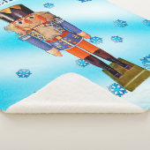 German Nutcracker - Frohe Weihnachten Sherpadecke (3/4)