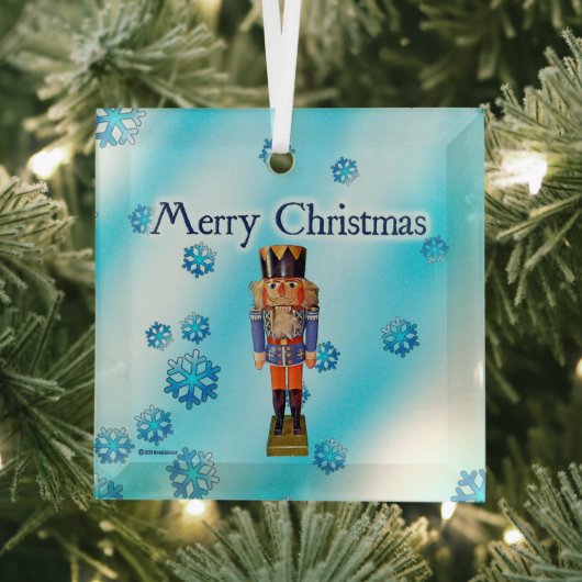 German Nutcracker - Frohe Weihnachtsglasverzierung Ornament Aus Glas (Insitu)