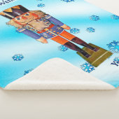 German Nutcracker - Fröhliche Weihnachten Sherpadecke (3/4)