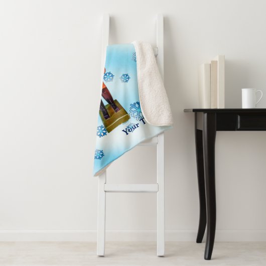 German Nutcracker - Fröhliche Weihnachten Sherpadecke (Beispiel)