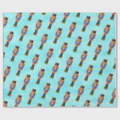 German Nutcracker Geschenkpapier (Flach)