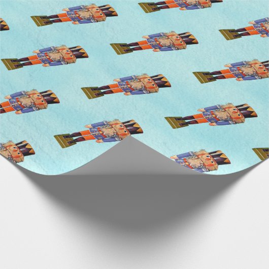 German Nutcracker Geschenkpapier (Ecke)