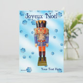 German Nutcracker - Joyeux Noël (Stehend Vorderseite)