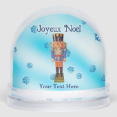 German Nutcracker - Joyeux Noël Schneekugeln (Vorderseite)