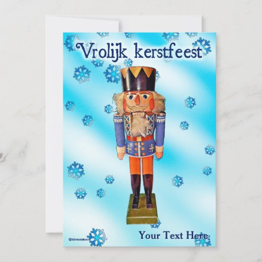 German Nutcracker - Vrolijk kerstest (Vorderseite)