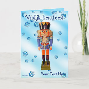 German Nutcracker - Vrolijk kerstest Karte