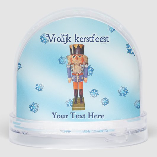 German Nutcracker - Vrolijk kerstest Schneekugeln (Rückseite)