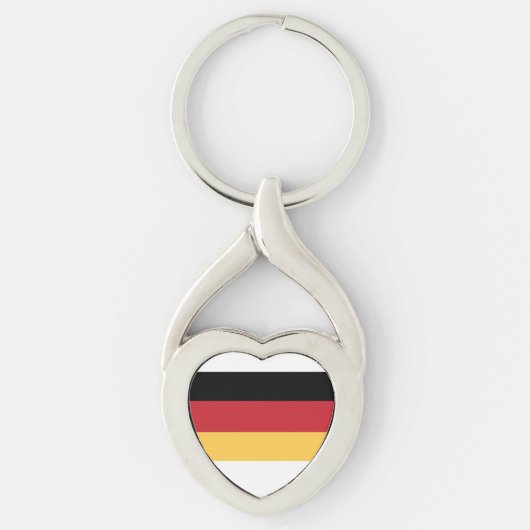 German Oktoberfest Germany Flag Metal Keychain Schlüsselanhänger (Vorderseite)