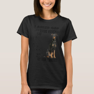 German Pinscher Quote Mama Vater Print, Deutsches  T-Shirt