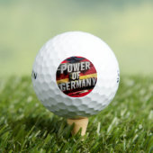 "German Precision: Power Germany" Golf Ball (Insitu T-Shirt)