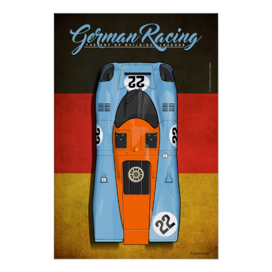 German Racing 917 G No.22 Poster (Vorderseite)