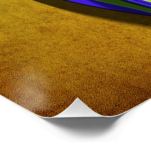 German Racing 917 H No.3 Poster (Ecke)