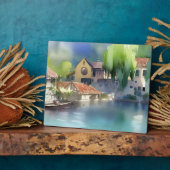 German River Village Fotoplatte (Seite)