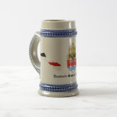 German Samoa Stein Bierglas (Vorderseite Links)