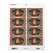 German Santa Labels (Vorne)