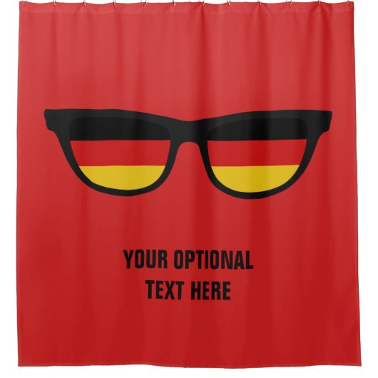 German Shades Custom Duschvorhang (Vorderseite)