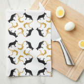 German Shehherd Geschirrtuch (Viertel Falte)