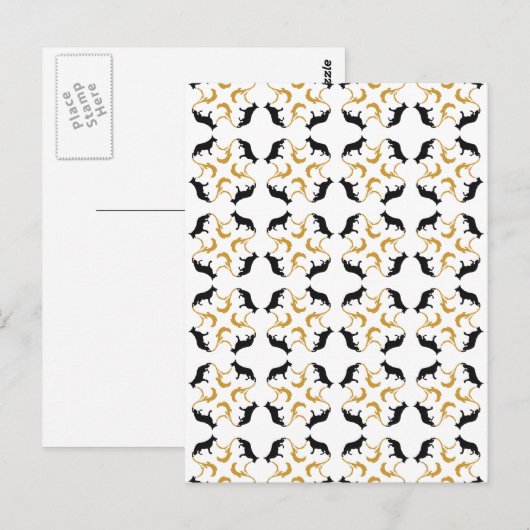 German Shehherd Postkarte (Vorne/Hinten)