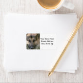 German Shepard Adressaufkleber (Insitu)