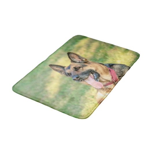 German Shepard Badematte (Schrägansicht)