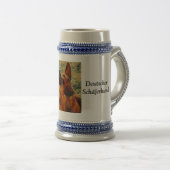 German Shepard - Deutscher Schäferhund Bierglas (VorderseiteRechts)