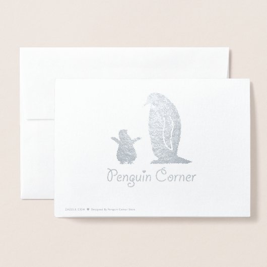 German Shepard Dog GSD Schneeflocken Folienkarte (Rückseite mit Umschlag)