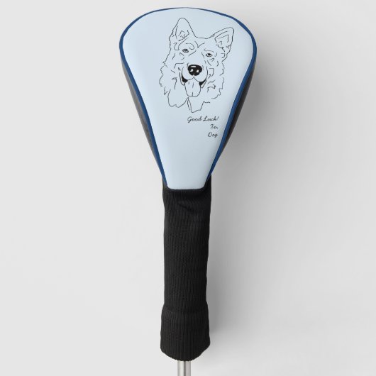 German Shepard Golf Headcover (Vorderseite)