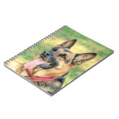 German Shepard Notizblock (Linke Seite)