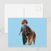 German Shepard Postkarte (Vorne/Hinten)