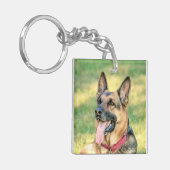 German Shepard Schlüsselanhänger (Vorderseite links)