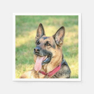 German Shepard Serviette