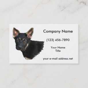 German Shepard Visitenkarte