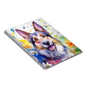German Shephard Spiral Notebook Notizblock (Rechte Seite)