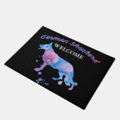 German Shepher Fußmatte (Schrägansicht)