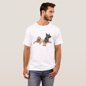 German Shepherd and Golden Retriever T-Shirt (Vorne ganz)