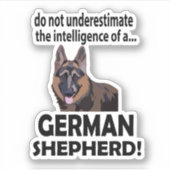 German Shepherd Animal Lover German Shepherd Aufkleber (Vorderseite)